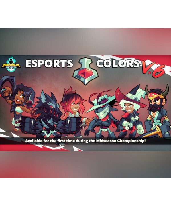 Brawlhalla - Esports Colors V6 Skin DLC valid untill December 2025 Key GLOBAL